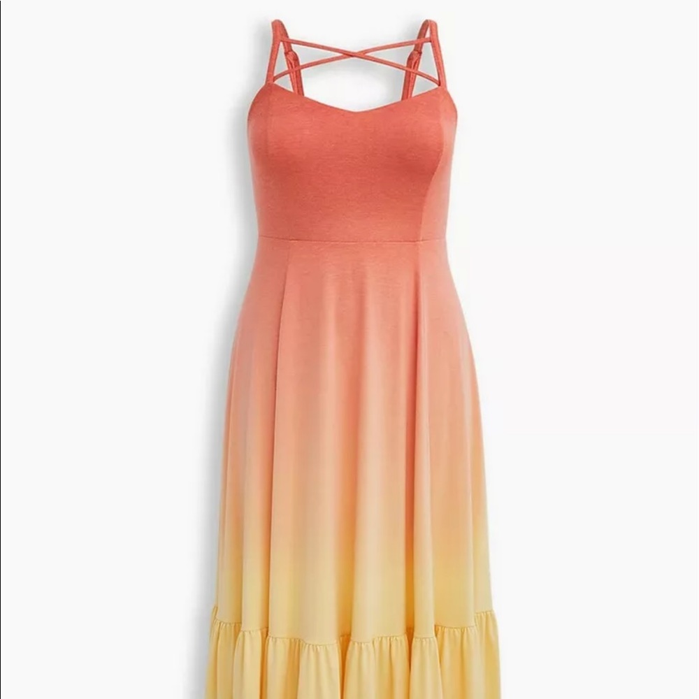 Torrid Ombré maxi dress NWT
